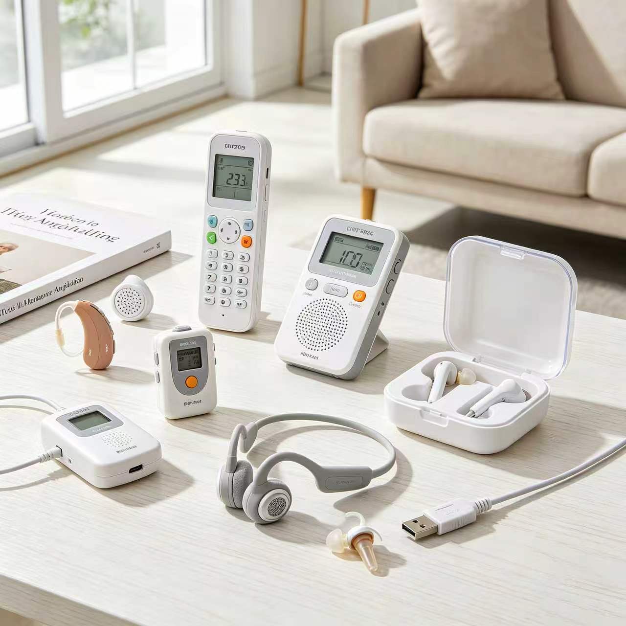 Hearing Aids and Amplifiers - Hearing amplifiers, TV listening headsets, pocket talkers for seniors