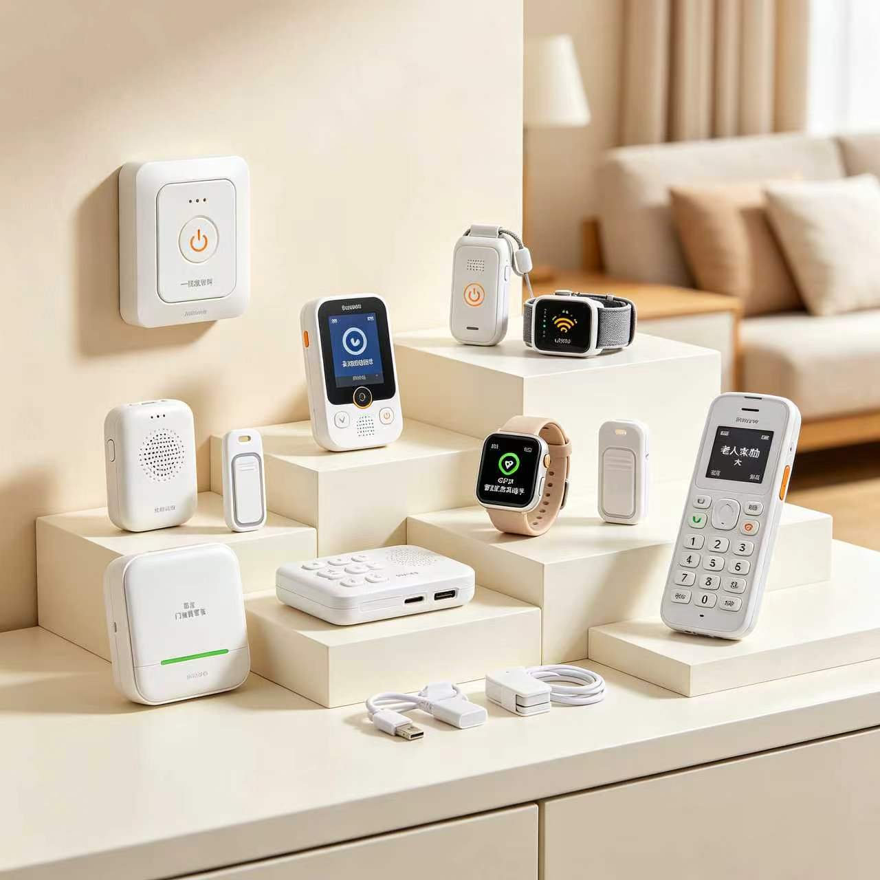 Medical Alert Systems - Emergency call buttons, fall detection devices, GPS trackers, and alert pendants for senior safety